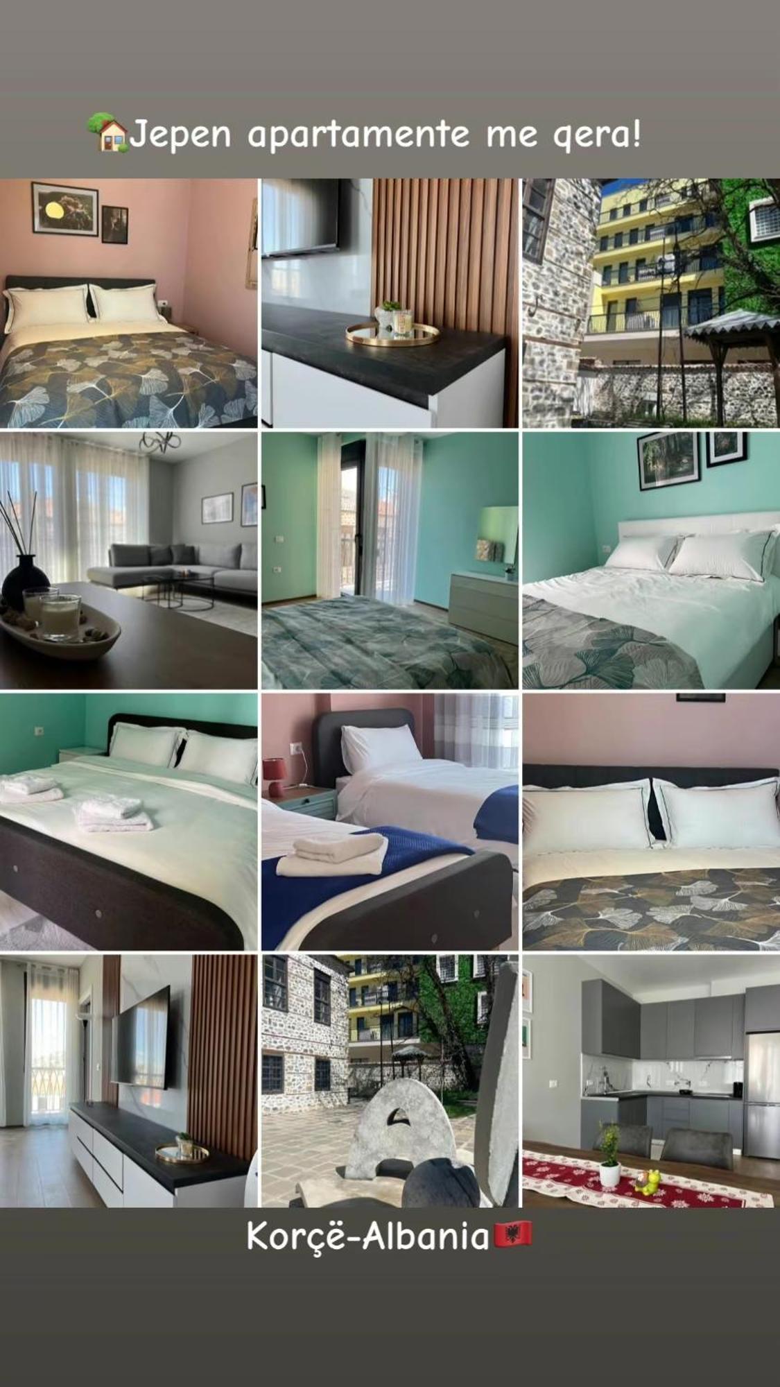 Alma Rose Apartment Korce Bagian luar foto